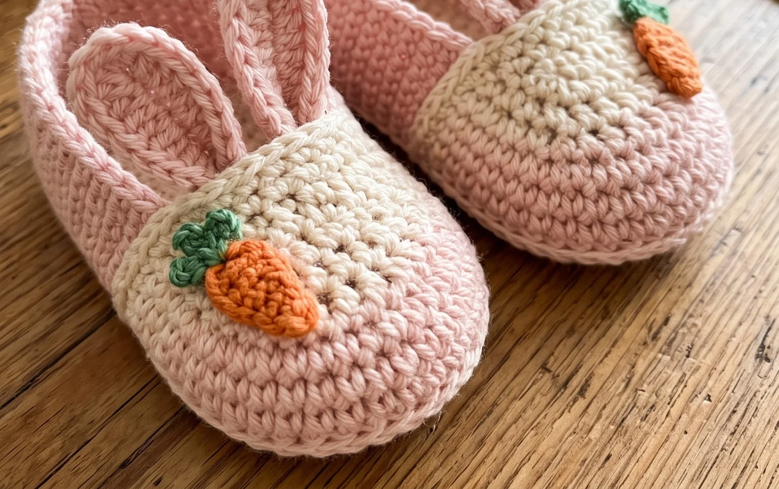 Crochet Bunny Baby Shoes - Crochet Ideas