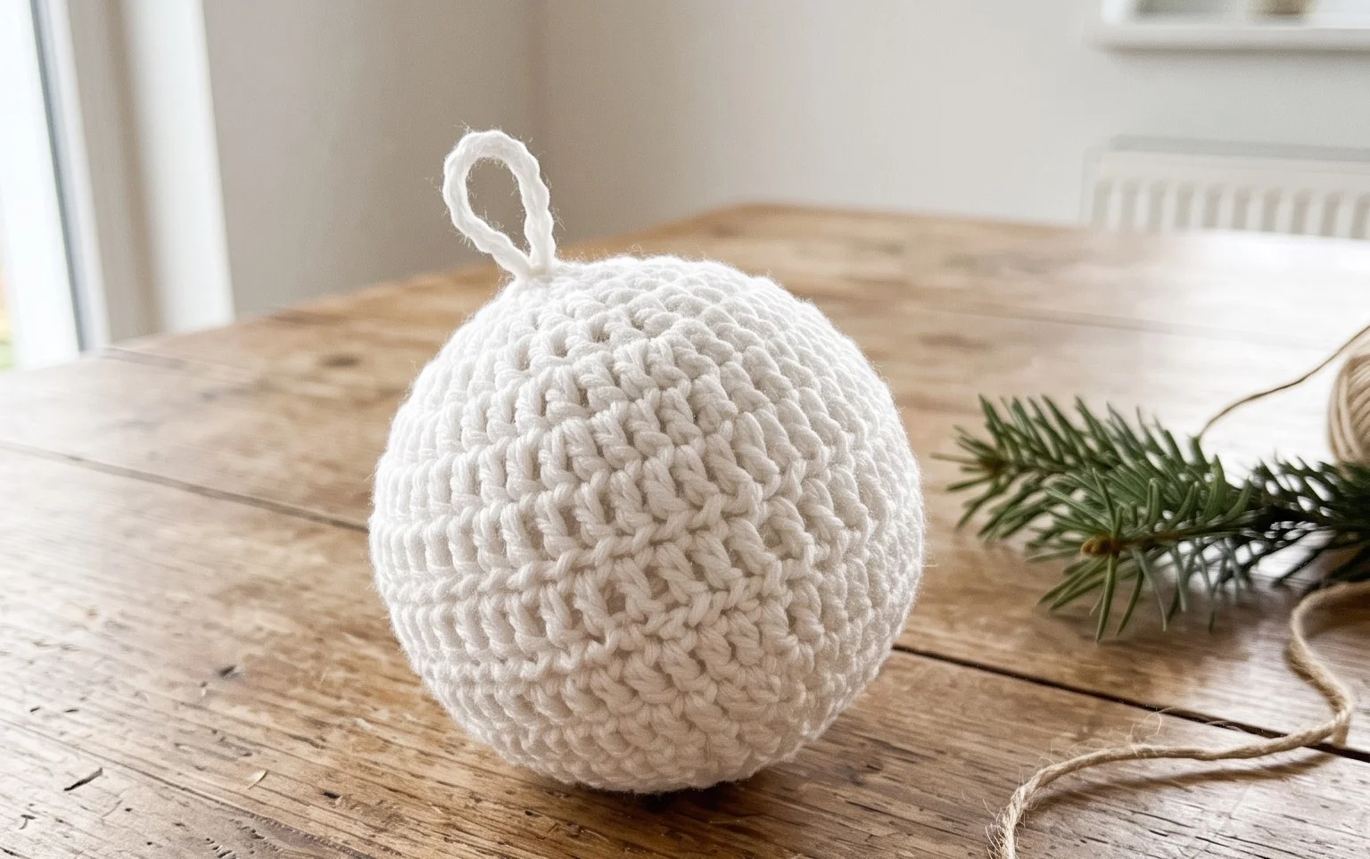 Weihnachtskugeln häkeln: Kostenlose Anleitung für Anfänger