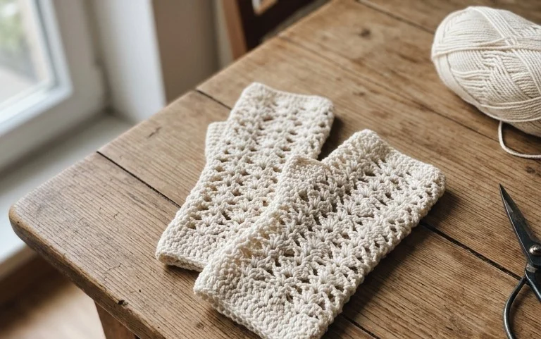 Fingerlose Handschuhe häkeln: Kostenlose Anleitung einfach