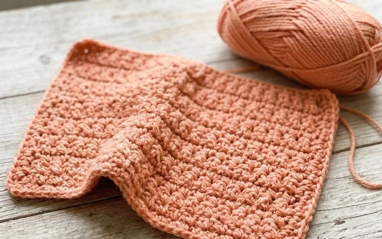 Crunch Stitch und Even Moss Stitch: Schritt für Schritt
