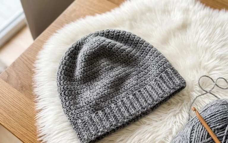 Slouch Beanie häkeln: Kostenlose Anleitung für Anfänger