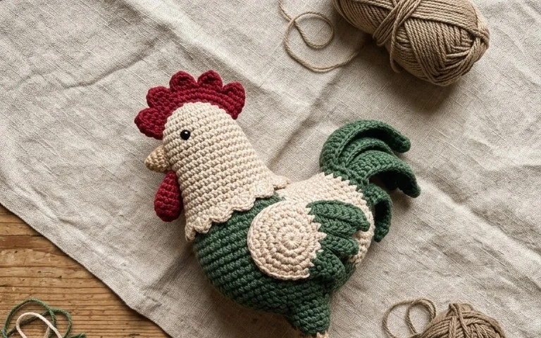 Amigurumi Hahn häkeln: Kostenlose Anleitung für Anfänger