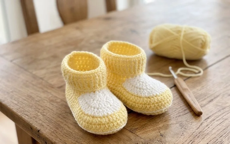 Baby-Schühchen häkeln: Einfache Anleitung für Anfänger