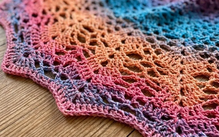 Dazzling Lacy Crochet Shawls Ideas and Free Patterns