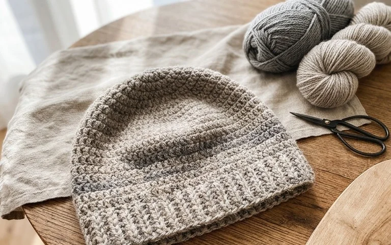 Slouchy Hat häkeln: Kostenlose Anleitung für Anfänger