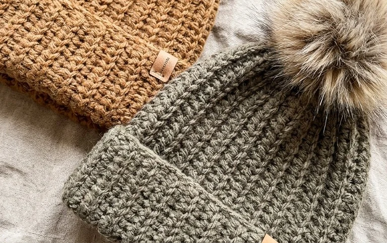 How to crochet the Andes Beanie – Free Beginner Pattern - CJ Design Blog