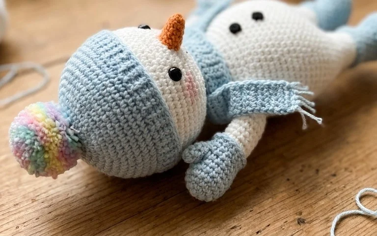 Christmas Snowman Amigurumi Free Pattern - Free Amigurumi Crochet Patterns